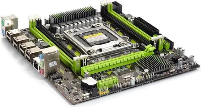 Alt view image 5 of 6 - X79 Motherboard+E5 2630 V2 CPU+2X8GB DDR3 1600Mhz REG ECC RAM Memory Set LGA 2011 M.2 NVME Motherboard