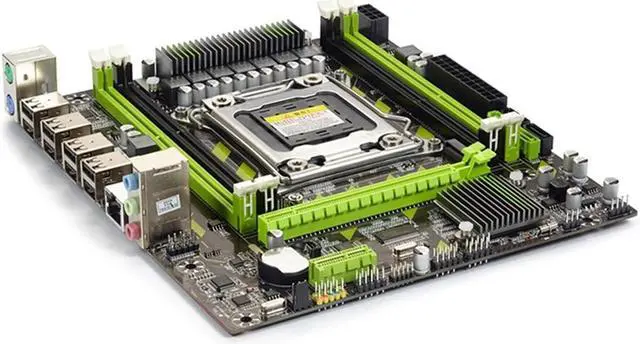 Alt view image 4 of 6 - X79 Motherboard+E5 2640 V2 CPU+2X8GB DDR3 1600Mhz REG ECC RAM Memory Set LGA 2011 M.2 NVME Motherboard