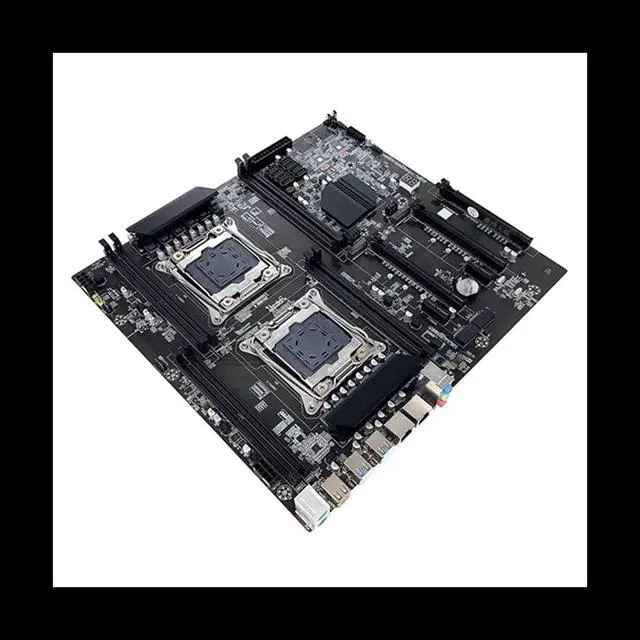 Alt view image 2 of 6 - X99 Dual-Socket Motherboard LGA2011-3 Dual CPU Support RECC DDR4 Memory Motherboard+2XDDR4 4G 2666Mhz RAM+Thermal Grease