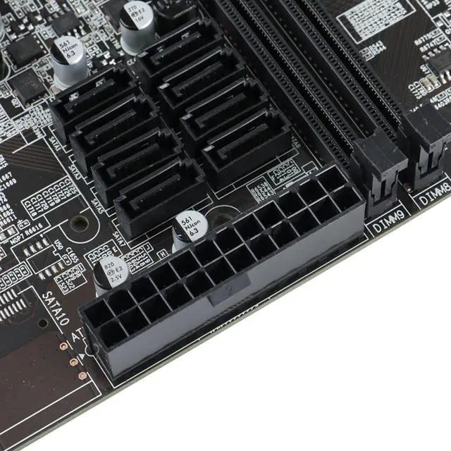 Alt view image 5 of 6 - X99 ALEO Mining Motherboard+Thermal Grease+Switch Cable+SATA Cable Supports 5 GPU LGA2011 V3/V4 8XDDR4 Slot PCIE16X SATA