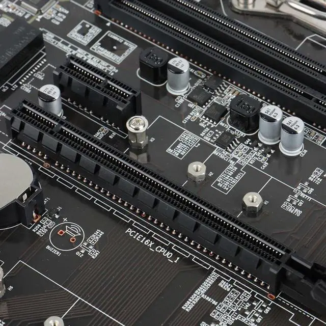 Alt view image 4 of 6 - X99 ALEO Mining Motherboard+Thermal Grease+Switch Cable+SATA Cable Supports 5 GPU LGA2011 V3/V4 8XDDR4 Slot PCIE16X SATA