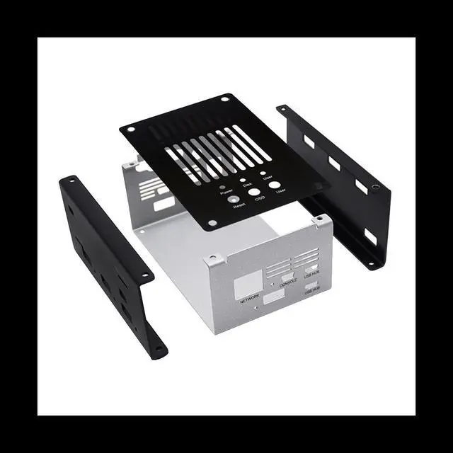 Alt view image 3 of 6 - For Mister FPGA 128MB Motherboard V2.9+USB Hub V2.1 with DIY Metal Case Kit for Terasic DE10-Nano Mister FPGA(Silver)