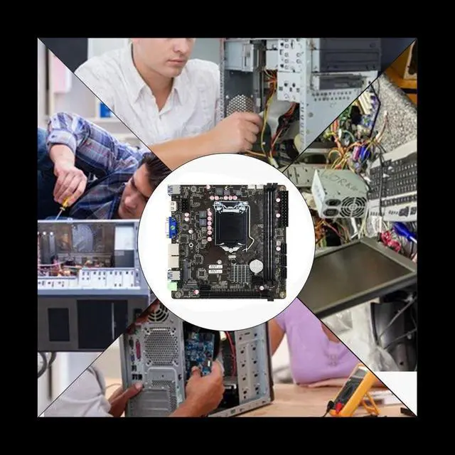 Alt view image 5 of 6 - B365 Industrial Control Motherboard LGA1151 2XDDR4 RAM Slot PCIE 16X SATA3.0 Supports NAS Hard Disk Array RAID 0/1/5/10
