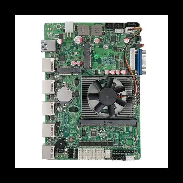 Alt view image 6 of 6 - P52I5-6L5P I5-8257U CPU DDR4 SODIMM Slots 4XPOE Network Security Software Routing Visuals Industrial Control Motherboard