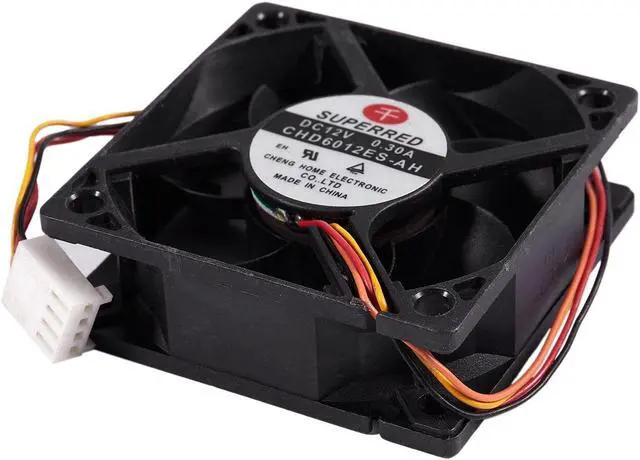 Alt view image 2 of 6 - DC 12V 0.3A 60mm 4 Pin Connecter PC Computer Case Fan CHD6012ES-AH