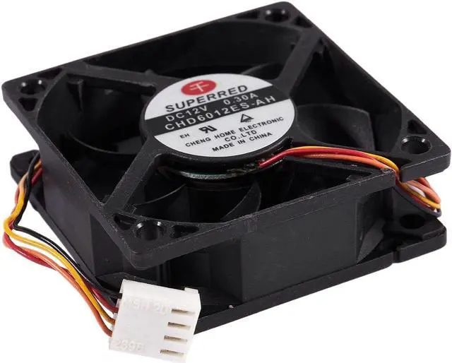 Alt view image 3 of 6 - DC 12V 0.3A 60mm 4 Pin Connecter PC Computer Case Fan CHD6012ES-AH