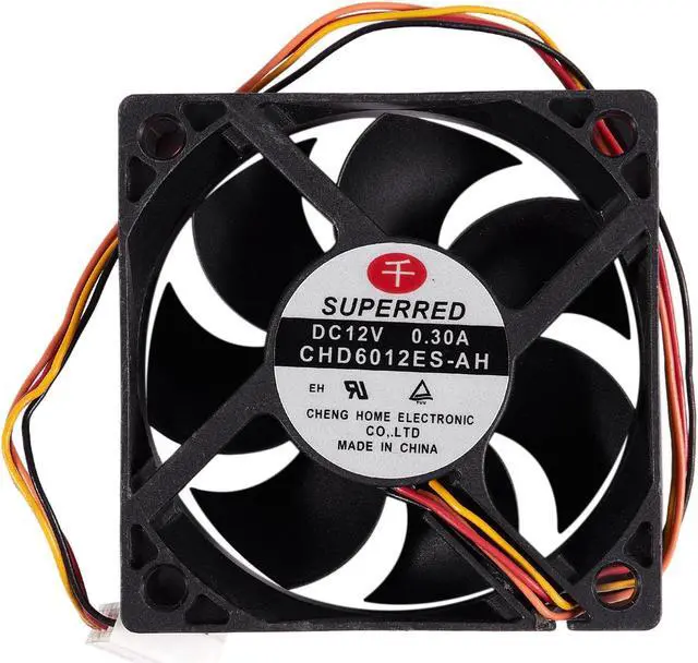 Main image of DC 12V 0.3A 60mm 4 Pin Connecter PC Computer Case Fan CHD6012ES-AH