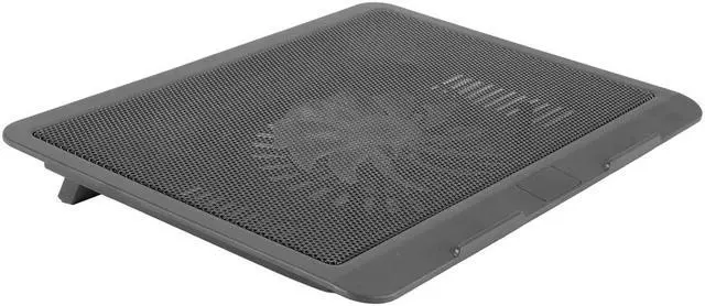 Alt view image 2 of 6 - Laptop Fan Cooling Pad with Big Fans, Portable Laptop Cooling Fan with 2 in 1 USB Port, Blue LED Light, Adjustable Stand