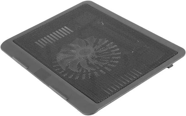 Alt view image 4 of 6 - Laptop Fan Cooling Pad with Big Fans, Portable Laptop Cooling Fan with 2 in 1 USB Port, Blue LED Light, Adjustable Stand