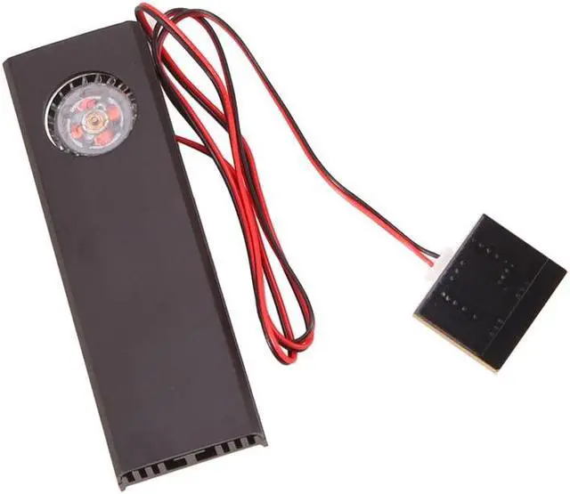 Alt view image 5 of 6 - M.2 SSD NVMe Heatsink M2 2280 Solid State Hard Disk Radiator M.2 NVME NGFF Aluminum Heat Sink Cooling Thermal Pad,Black