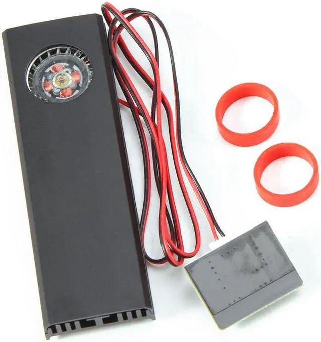 Alt view image 3 of 6 - M.2 SSD NVMe Heatsink M2 2280 Solid State Hard Disk Radiator M.2 NVME NGFF Aluminum Heat Sink Cooling Thermal Pad,Black