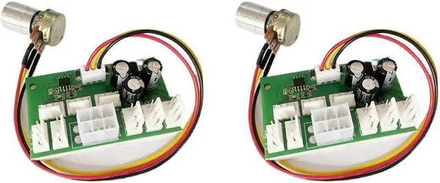 Main image of 2Pcs Computer Case Miner Fan Speed Controller 8-Channel Fan Hub PWM High-Power Violent Fan Controller Fan Speed Governor