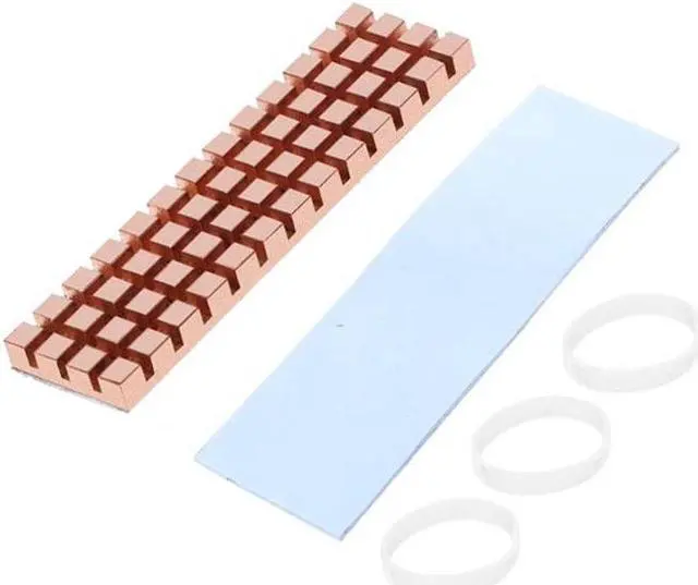 Main image of PC Notebook SSD HeatSink for M.2 2280 PCI-E NVME with Thermal Pad Heatsink Kit Computer Cooler Copper Radiator Accessory