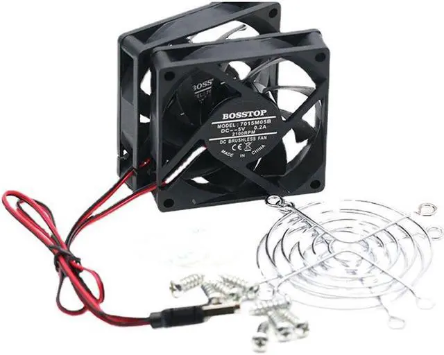 Main image of For A-SUS RT-AC68U AC86U EX6200 AC68U EX6200 R8000 AC1900P USB Tenda AC15 Router Dual Cooling Fan USB Fan