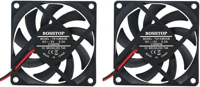 Alt view image 2 of 6 - For A-SUS RT-AC68U AC86U EX6200 AC68U EX6200 R8000 AC1900P USB Tenda AC15 Router Dual Cooling Fan USB Fan