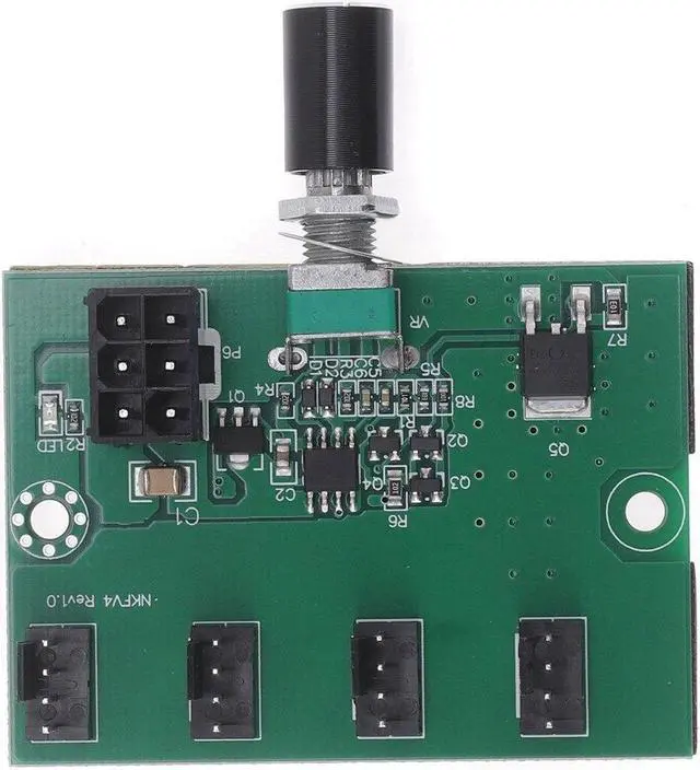 Main image of Computer Case DC12V Miner Fan Speed Controller 4-Channel Fan Hub PWM High-Power Violent Fan Controller Governor