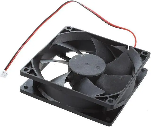 Alt view image 4 of 4 - 90mm x 25mm DC 12V 2Pin Cooling Fan for Computer Case CPU Cooler