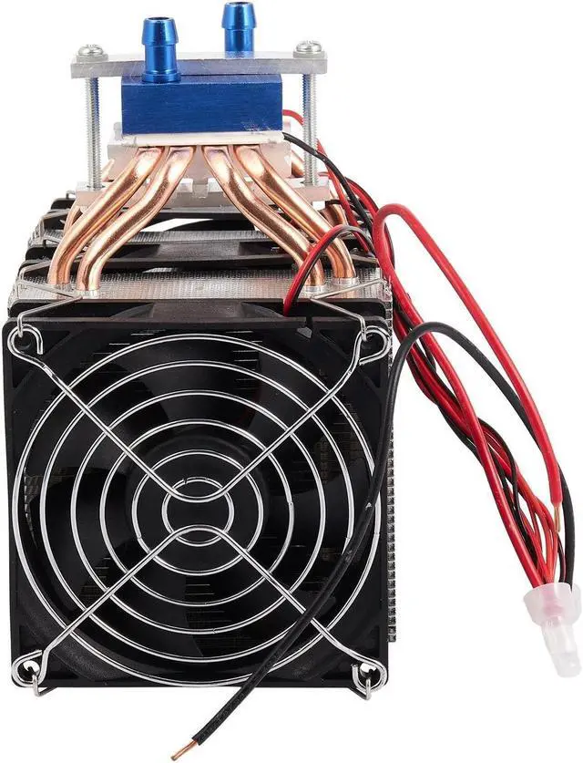 Alt view image 5 of 6 - 1 PC Thermoelectric Cooler Semiconductor Refrigeration Peltier Cooler Air Cooling Radiator Water Chiller Cooling System Device