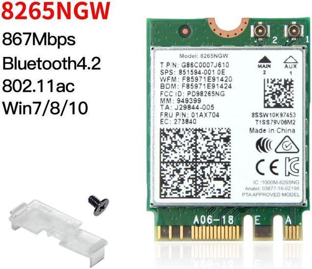 Bluetooth 5.2 Wi-Fi 6E Intel AX210 Card 3000Mbps 2.4Ghz 5Ghz 6Ghz