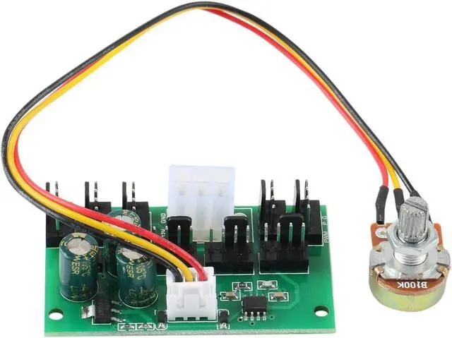 Alt view image 2 of 6 - 1Pcs Computer Case Miner Fan Speed Controller 8-Channel Fan Hub PWM High-Power Violent Fan Controller DC12V