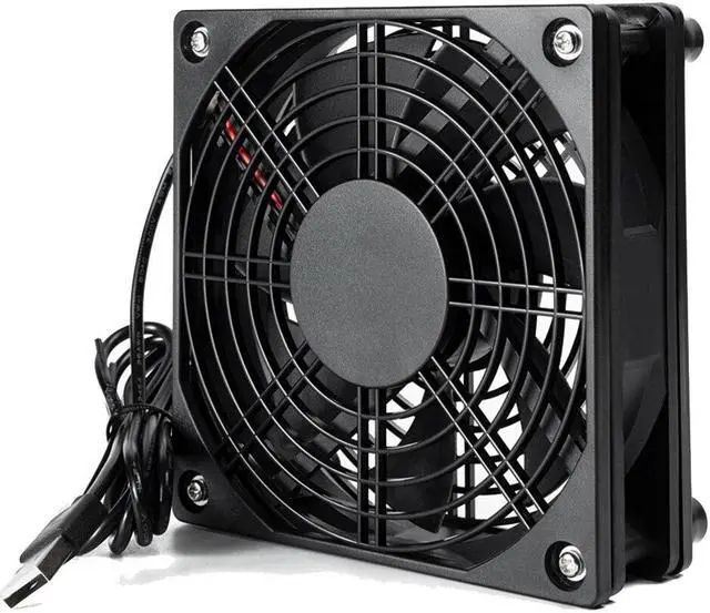 Alt view image 3 of 6 - Mini Cooling Fan for Android TV Box Computer Cooler Set Top Box Router TV Box Cooler USB Power Radiator