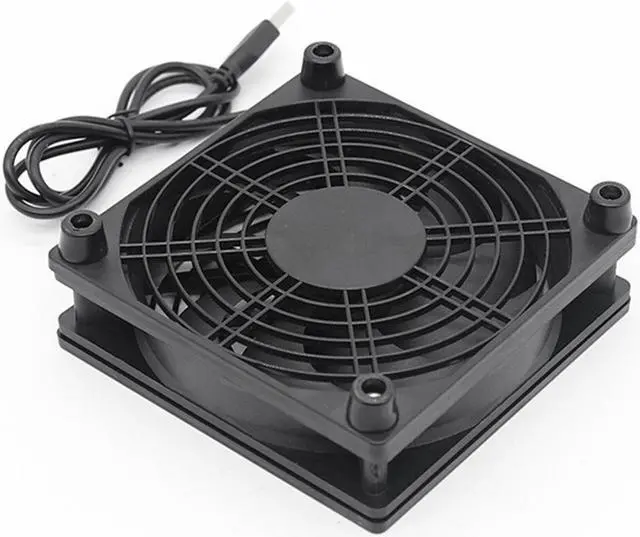 Alt view image 5 of 6 - Mini Cooling Fan for Android TV Box Computer Cooler Set Top Box Router TV Box Cooler USB Power Radiator