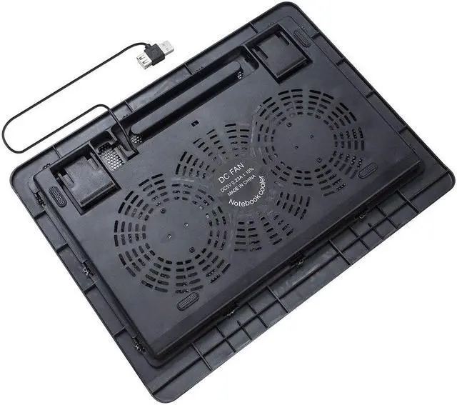 Alt view image 3 of 6 - Cooling Base Laptop Cooling Pad Gaming Laptop Stand Cooler Two Fans USB Notebook Stand for Laptop