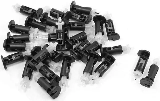 Alt view image 2 of 6 - 100Pcs CPU Heatsink Mount Pin Cooler Cooling Fan Fastener Mounting Clip for Intel 775/1150/1155/1156/1366 Socket