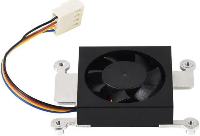 Alt view image 4 of 6 - CM4 Dedicated 3007 Cooling Fan for Raspberry-Pi Compute Module 4 CM4 Cooling Fan with Metal Bracket Thermal Pad (12V)