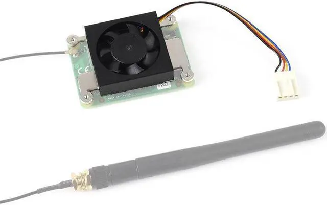 Alt view image 5 of 6 - CM4 Dedicated 3007 Cooling Fan for Raspberry-Pi Compute Module 4 CM4 Cooling Fan with Metal Bracket Thermal Pad (12V)