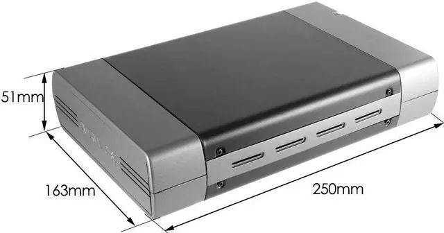 Alt view image 6 of 6 - 5.25inch External Hard Drive Case USB3.0/2.0 To SATA SSD HDD Hard Disk Box Support DVD 16 Speed 480Mbps Recording Hard Disk Case(USB 2.0 US Plug)