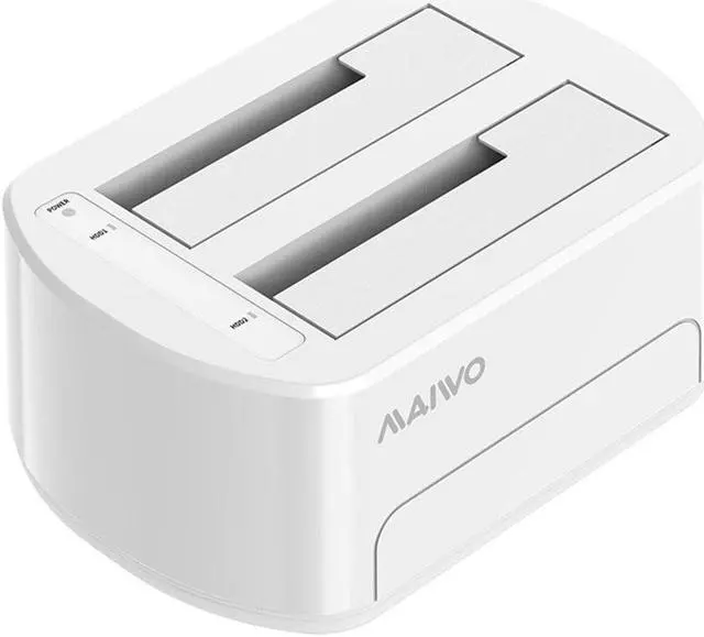 Main image of Dual Bay HDD Docking Station USB 3.0 High Speed HDD Clone Docking Station for 2.5/3.5 Inch SSD HDD Enclosure