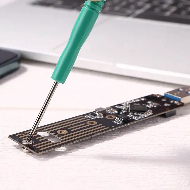 Alt view image 2 of 6 - NVMe to USB Adapter RTL9210 Chip M.2 PCIe M Key HDD Case with USB Cable Pouch New SSD to to USB 3.1 Type A Reader(Without Adapter)