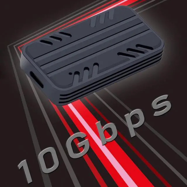Main image of M.2 NVMe Solid State Drive Gen2 10Gbps External Enclosure Dual Protocol SSD Enclosure Adapter SSD Hard Disk Box for SSD 2230