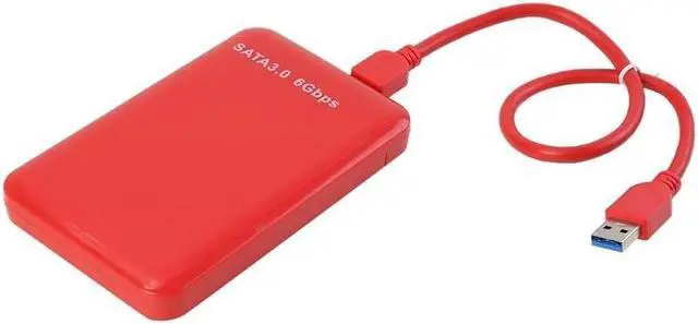 Main image of SSD Case 2.5inch SATA to USB 3.0 Hard Drive Enclosure for SSD Disk HDD Box Case Support UASP HD External Hard Disk cover(Red)
