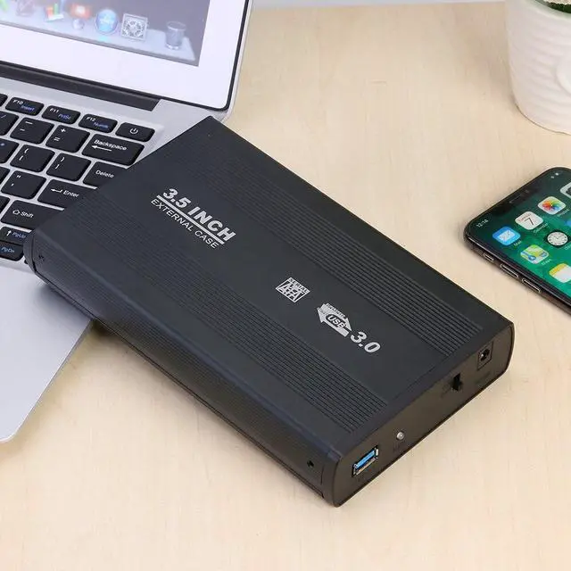 Main image of 3.5 inch Serial ATA Hard Disk to USB2.0 Adapter External Hard Drive Enclosure for Desktop Computer Storage Devices