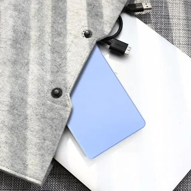 Alt view image 3 of 6 - 2.5 inch USB 2.0 SATA HDD Hard Disk Drive Box External Case Portable Mobile SSD Enclosure for Win7/Win8/Win10/Mac OS(Pink)