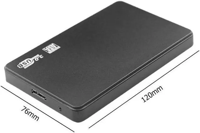 Alt view image 6 of 6 - Harddisk Boxs USB C 3.0 2.5 Inch Serial Port HDD SSD Shell SATA 3.0 External Enclosure Hard Drive Disk Box Extra Hard Disk Case(Blue)