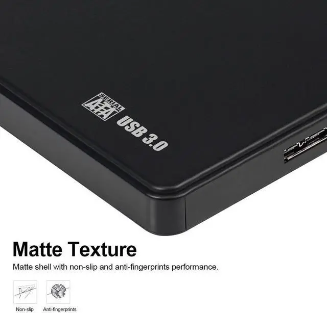 Alt view image 4 of 6 - Harddisk Boxs USB C 3.0 2.5 Inch Serial Port HDD SSD Shell SATA 3.0 External Enclosure Hard Drive Disk Box Extra Hard Disk Case(Blue)