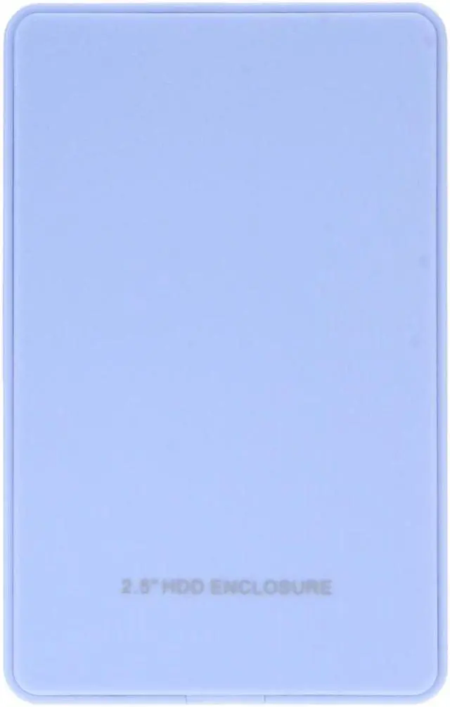Main image of 2.5in USB 2.0 SATA Hd Box HDD Hard Drive External Enclosure Case With USB "Y" cable For windows XP/Vista/Win7/Win8/Win10 Mac OS(Blue)