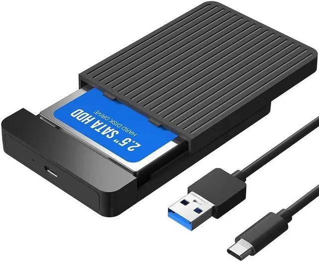 Alt view image 4 of 6 - 6GB/s 2.5 SATA to Micro-USB3.0/Type C 3.0 Adapter Hard Drive Enclosure for SSD Disk HDD Box Case HD External HDD Enclosure(USB3.0 to Type C)