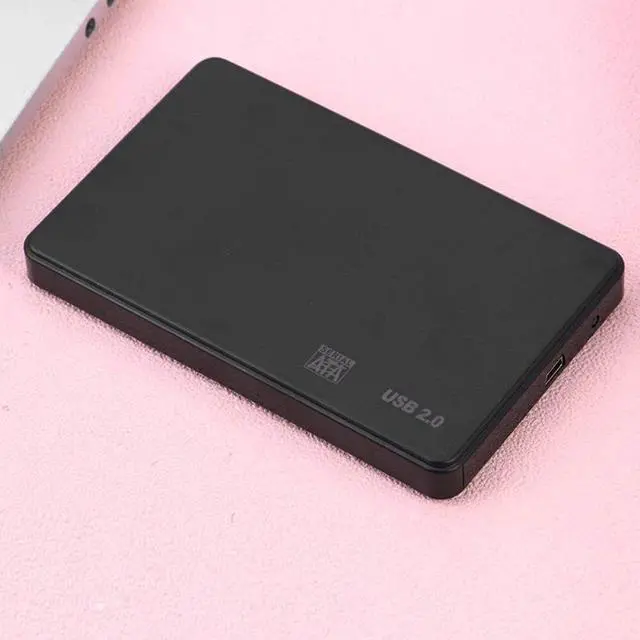 Alt view image 3 of 6 - 2.5 inch SATA SSD HDD Adapter Plastic USB 2.0/3.0 Enclosure External Mobile Box HDD Case with USB Cable Pouch New(USB 3.0)