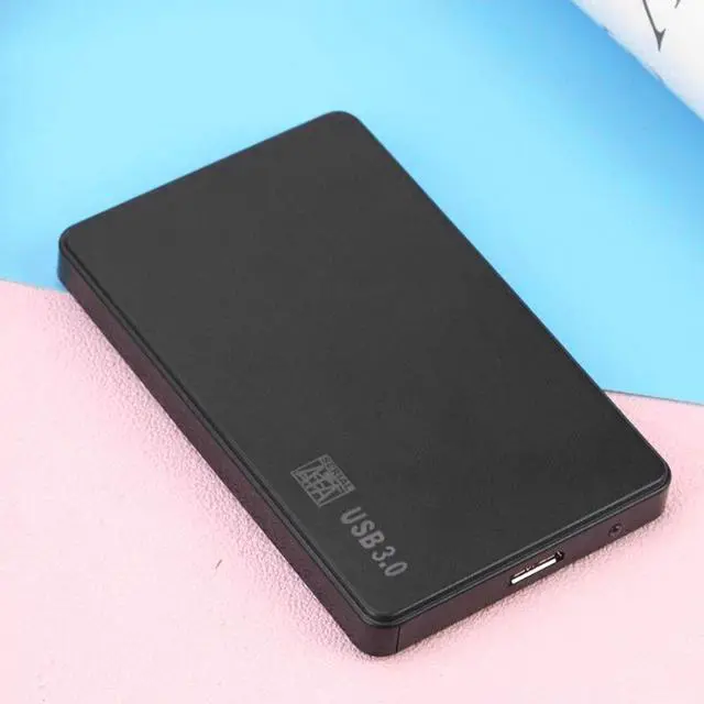 Alt view image 6 of 6 - 2.5 inch SATA SSD HDD Adapter Plastic USB 2.0/3.0 Enclosure External Mobile Box HDD Case with USB Cable Pouch New(USB 3.0)