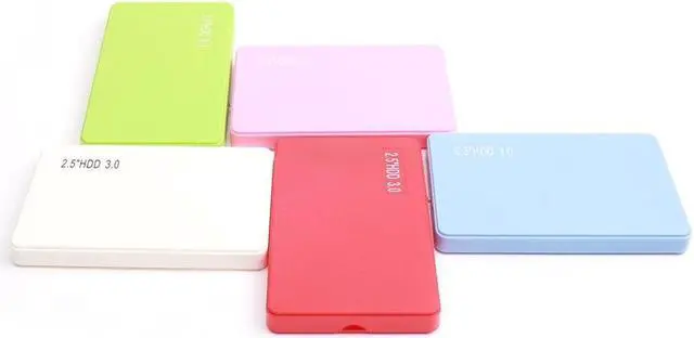 Alt view image 5 of 5 - Computer PC Desktop Accessaries Supplies 2.5 inch HDD SSD Case SATA to USB 3.0 External Hard Drive Enclosure Support 8TBWhite