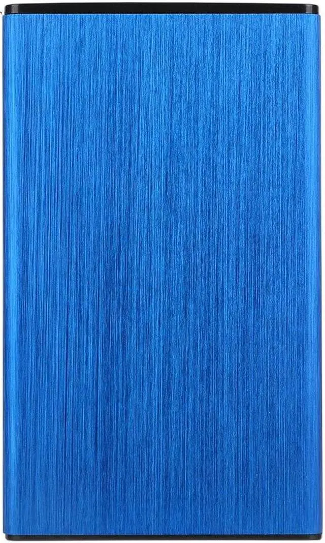 Main image of 2.5inch External Hard Drive Enclosure Aluminium Alloy USB2.0 Compatible with XP/win7/win8/win10 Plug and Play for PC TV Laptop(USB2.0 Blue)