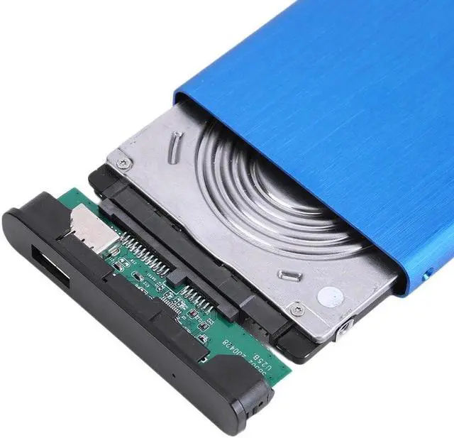 Alt view image 6 of 6 - 2.5inch External Hard Drive Enclosure Aluminium Alloy USB2.0 Compatible with XP/win7/win8/win10 Plug and Play for PC TV Laptop(USB3.0 Black)
