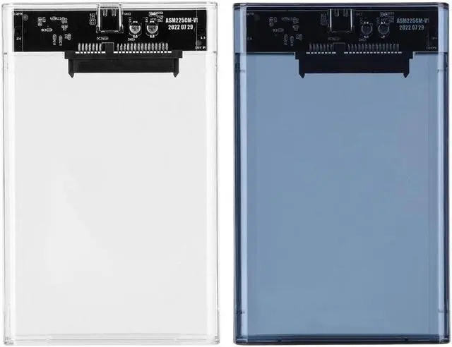 Alt view image 4 of 6 - 2.5inch Hard Drive Enclosure SATA To USB3.1 8TB External Hard Drive Enclosure USB3.0 To Type-C Transparent for Notebook Computer(Transparent)
