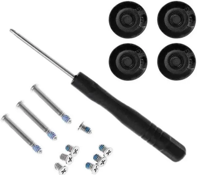 Alt view image 6 of 6 - Rubber Feet with Screws Bottom Screwdriver Set for Mac Book PRO A1278 A1286 A1297 13, 15, 17 (Not for Retina Screens)
