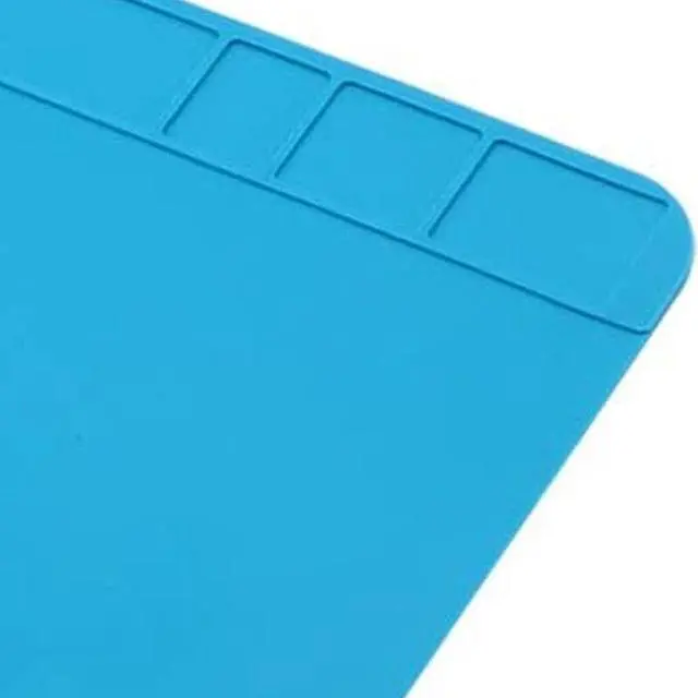 Alt view image 6 of 6 - Insulation Silicone Soldering Repair Mat Heat Resistant Work Pad for Mobile Phone PCB BGA Soldering Iron Repair Pad