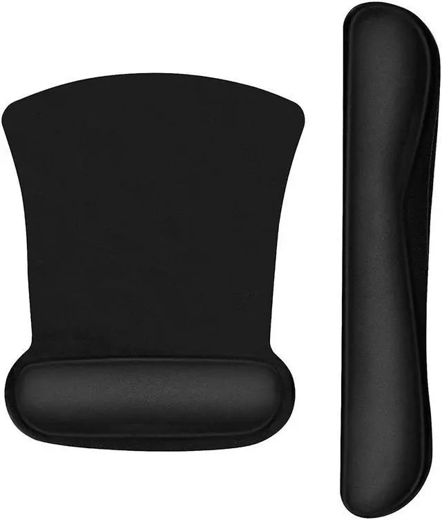 Main image of Keyboard Wrist Rest and Mouse Pad, Ergonomic Mouse Pad Wrist Support, Non Slip Keyboard Wrist Support for Office